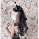 Bleeding Rose Gothic Lolita Style Veil by Alice Girl (AGL47C)